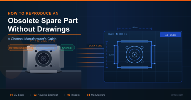 Reproduce an Obsolete Spare Part Without Drawings Reproduce an Obsolete Spare Part Without Drawings