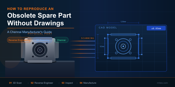 Reproduce an Obsolete Spare Part Without Drawings Reproduce an Obsolete Spare Part Without Drawings