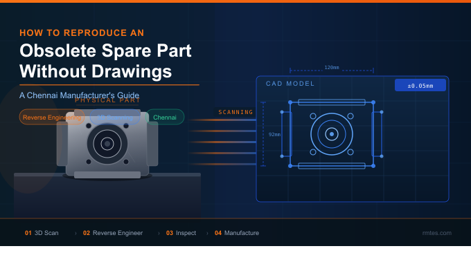 Reproduce an Obsolete Spare Part Without Drawings